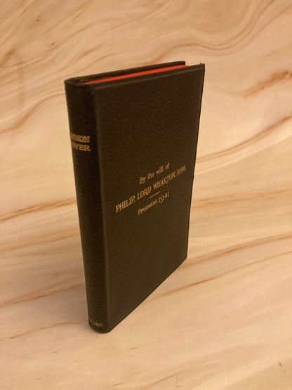 Philip Lord Wharton Common Prayer Book - Pocket Size Hymn - (Ref X33)