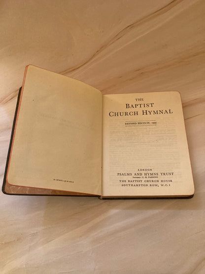 Baptist Church Hymnal Revised Book 1933 - (Ref X102)