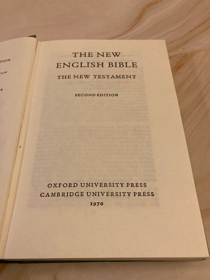1970 The New English Bible New Testament - (Ref x193)