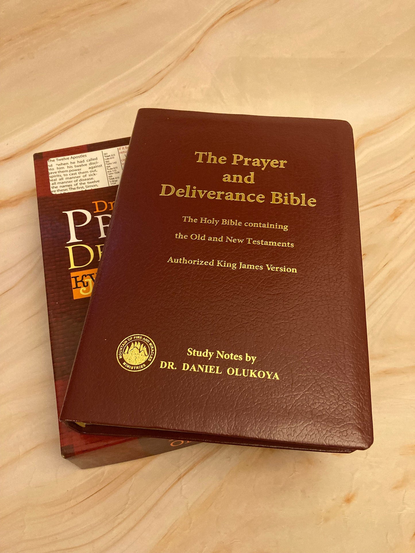 KJV Prayer Deliverance Bible by Dr Daniel Olukoya Mountain of Fire index tab Bible - (Ref x284)