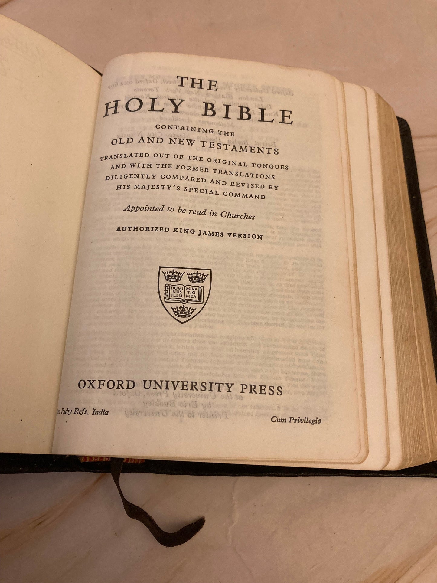 Oxford KJV Holy Bible Concordance - (Ref x276)