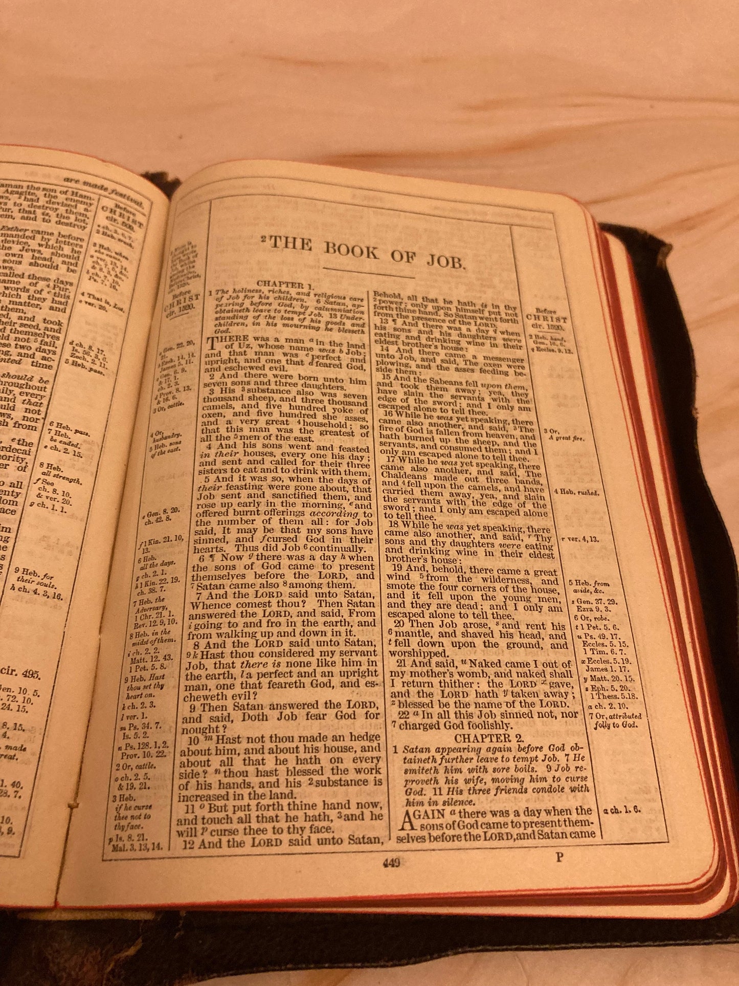 Rare Vintage Holy Bible - (Ref x272)