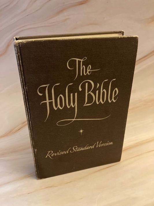 1972 The Holy Bible RSV hardback Illustrated Bible - (Ref x230)