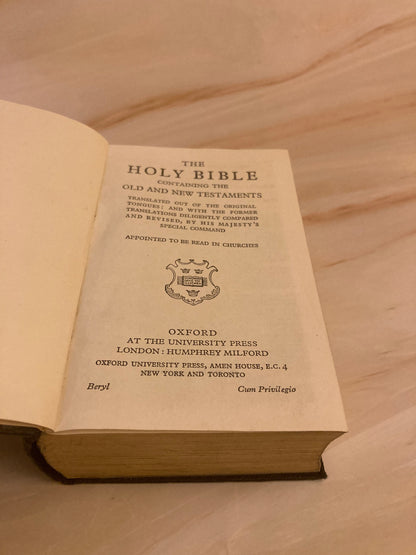 Holy Bible Church Hymnary Revised Edition Oxford Hardcover Bible - (X58)